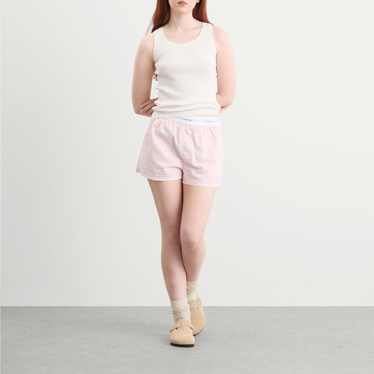 Calvin Klein Cotton Poplin Sleep Short