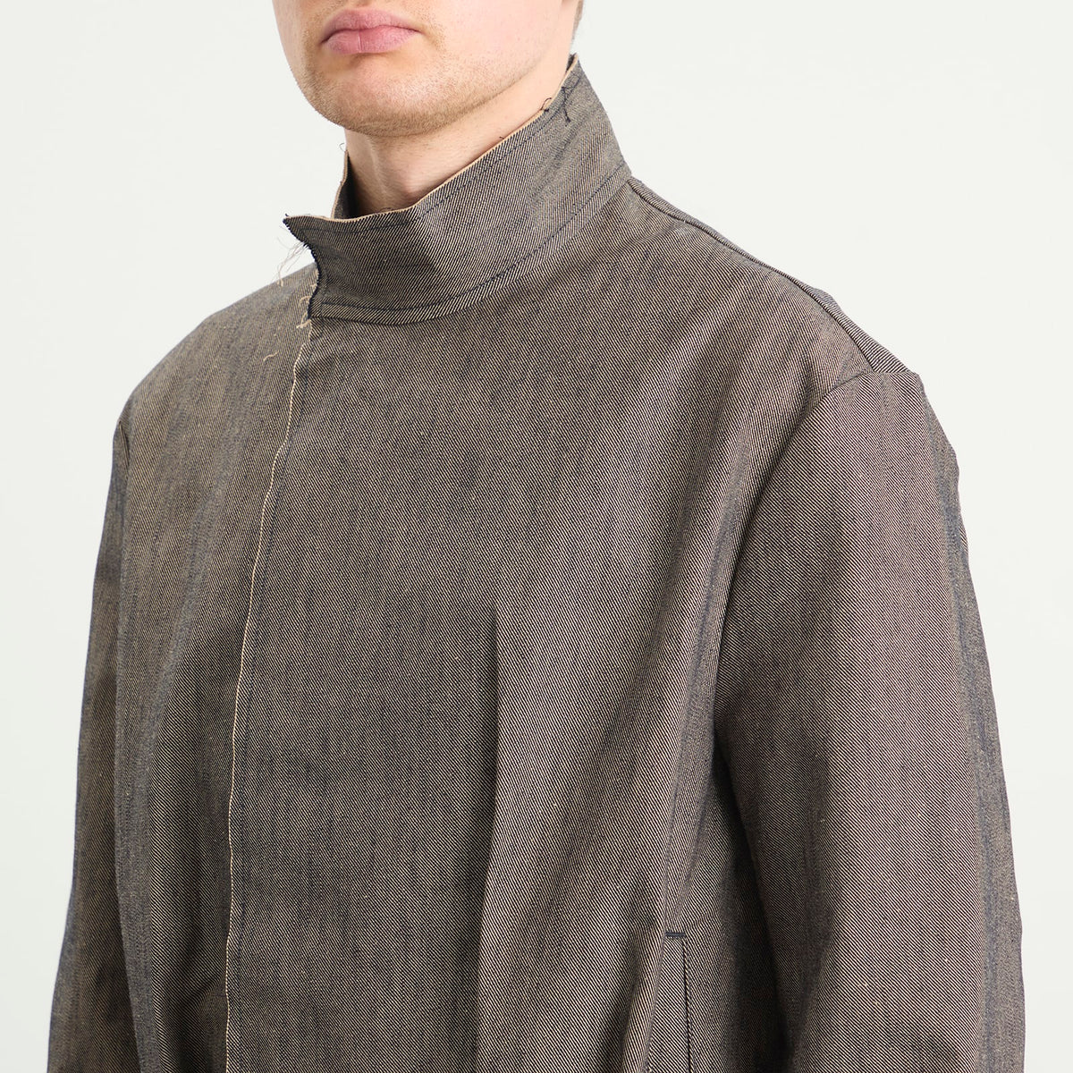EBiT Inverted Pleat Gaberdine Jacket