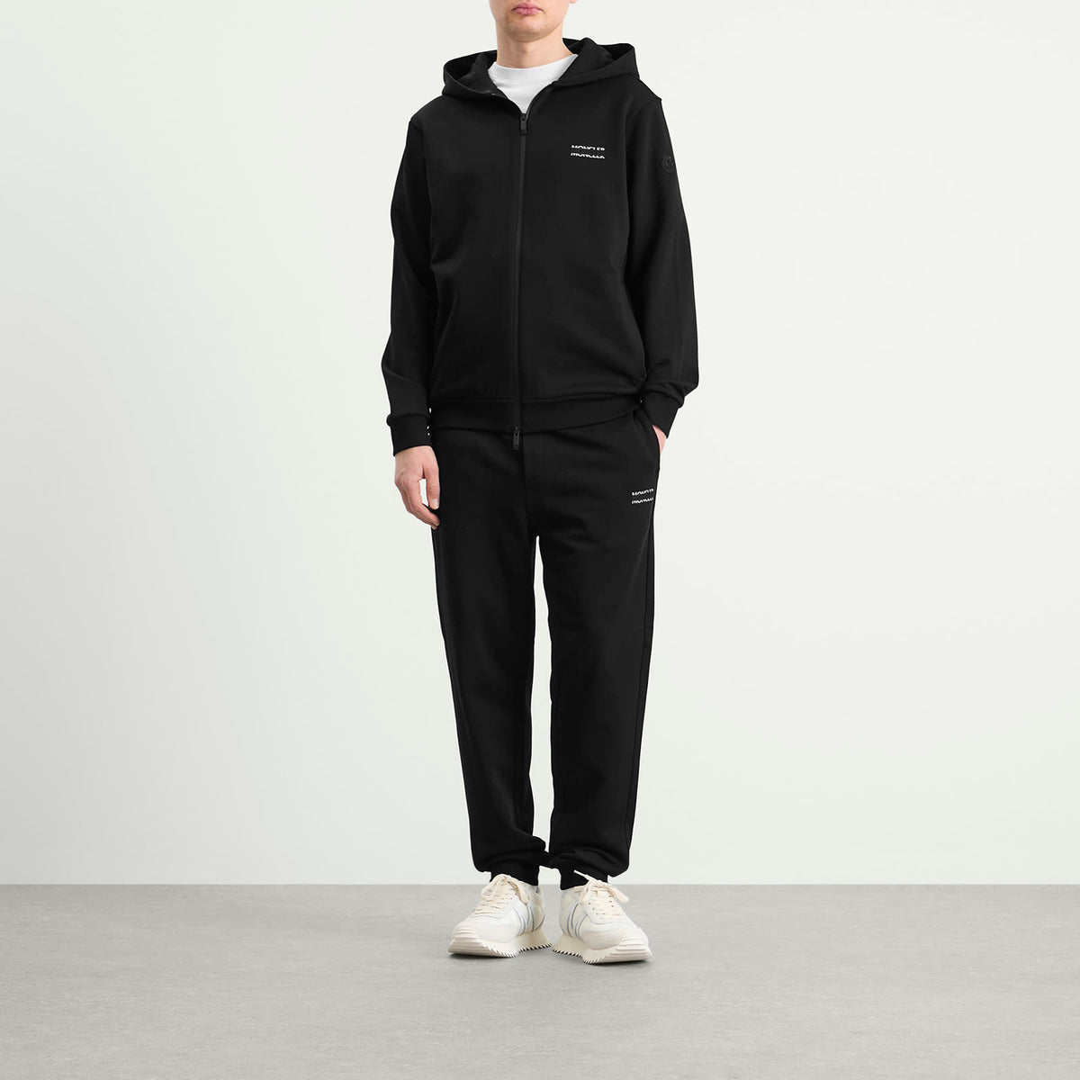 Moncler Stripe Logo Sweatpants