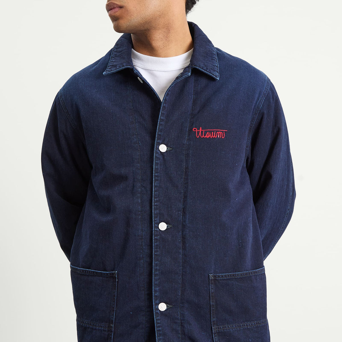 Visvim Osiris Down Coverall Damaged Shirt Jacket