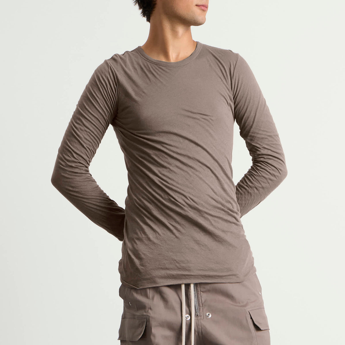 Rick Owens Double Layer Long Sleeve T-Shirt