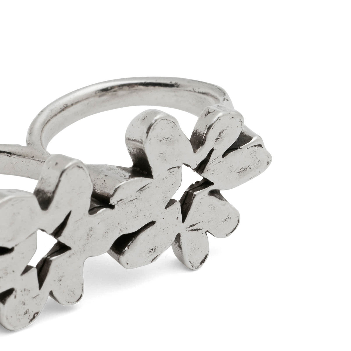 TwoJeys Flower Knuckle Ring