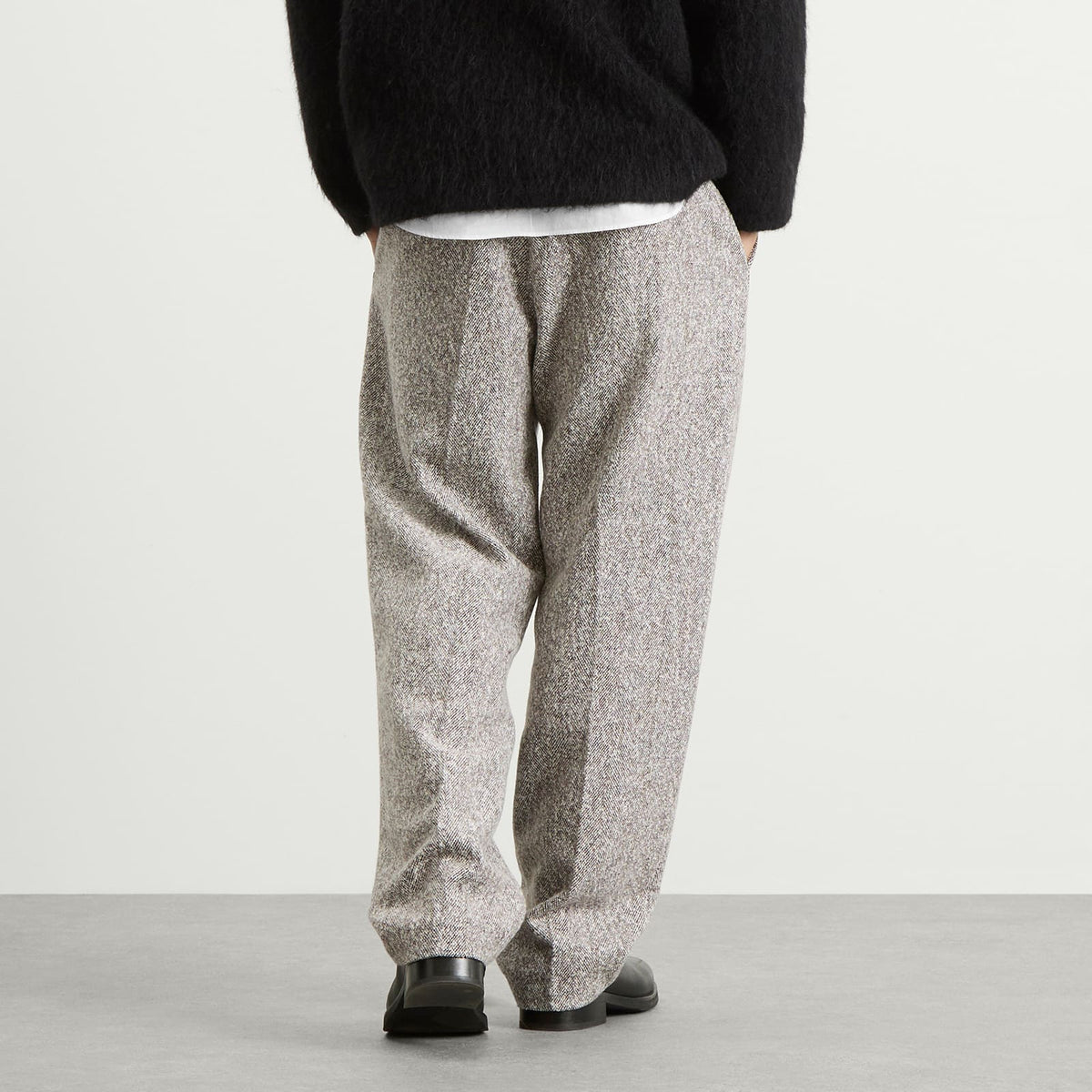 NN07 Paw Herringbone Weave Trousers