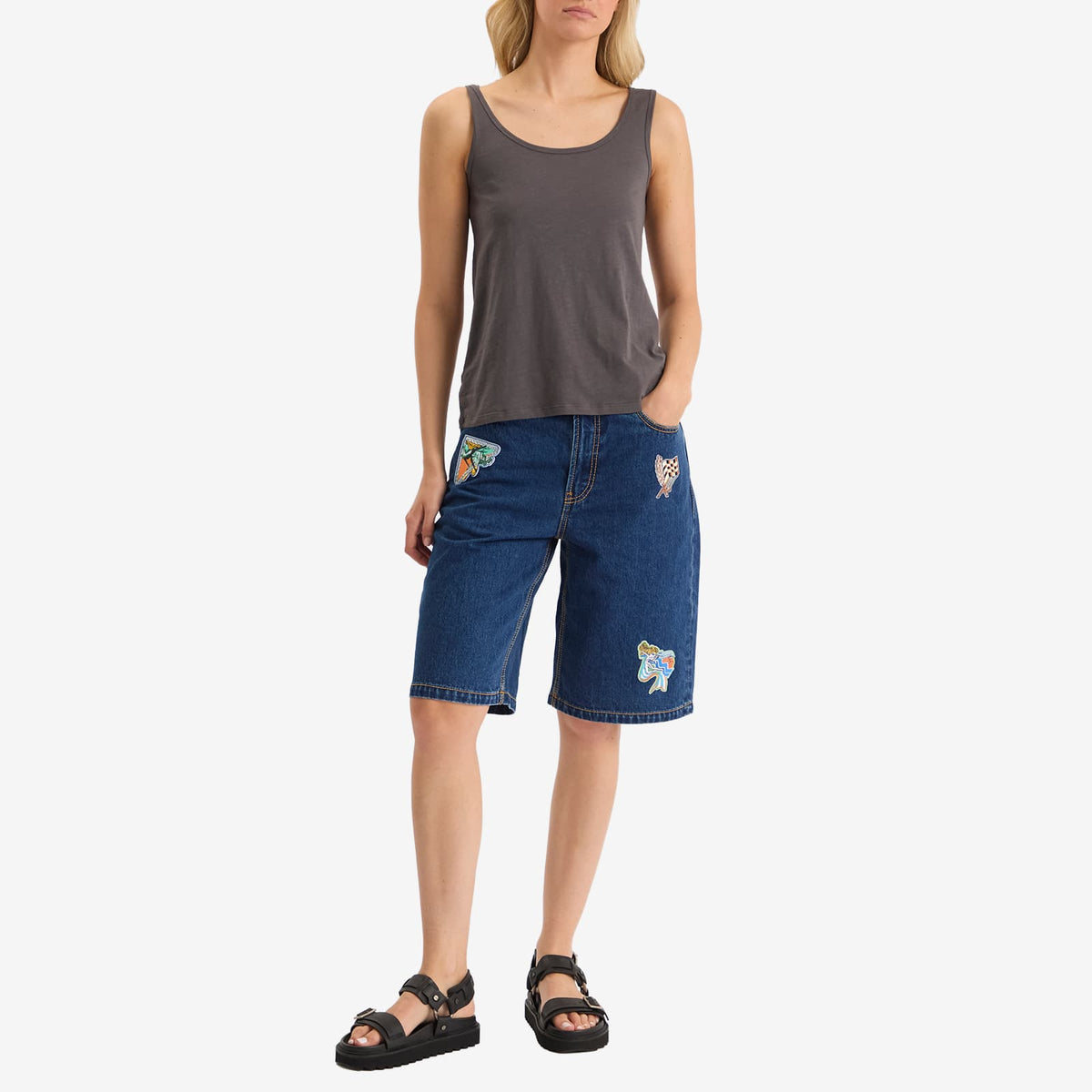 ALÉMAIS Speedy Denim Short