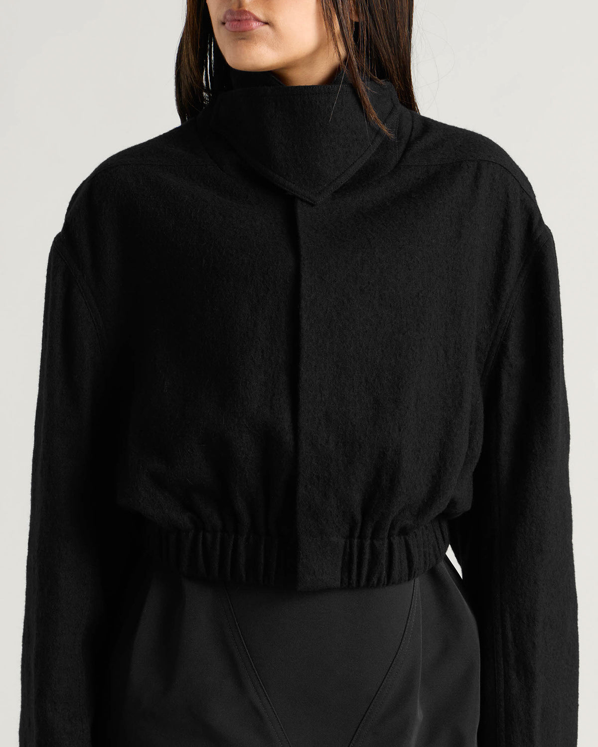 Rick Owens Collared Mac Shirt