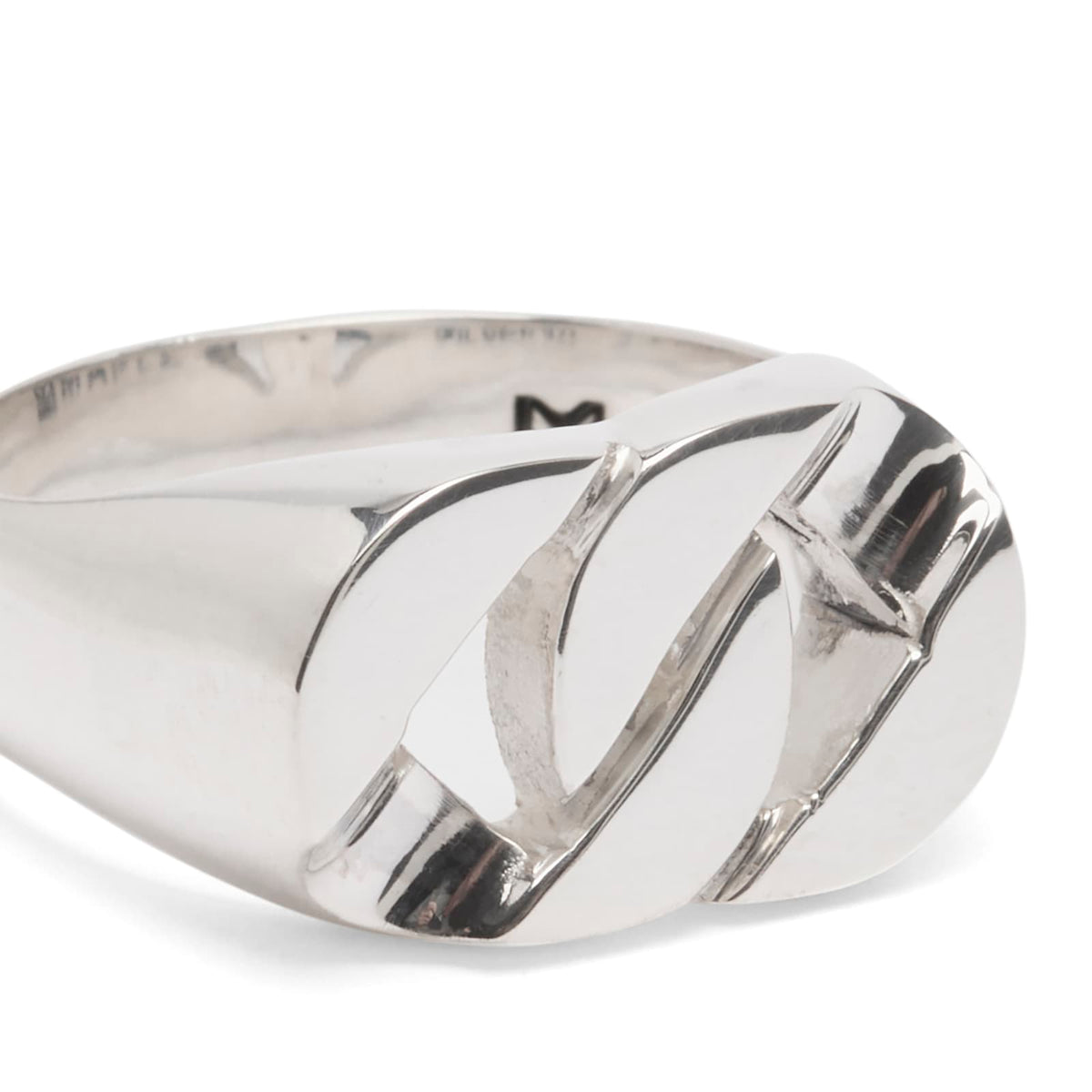 Maple Cuban Link Signet Ring