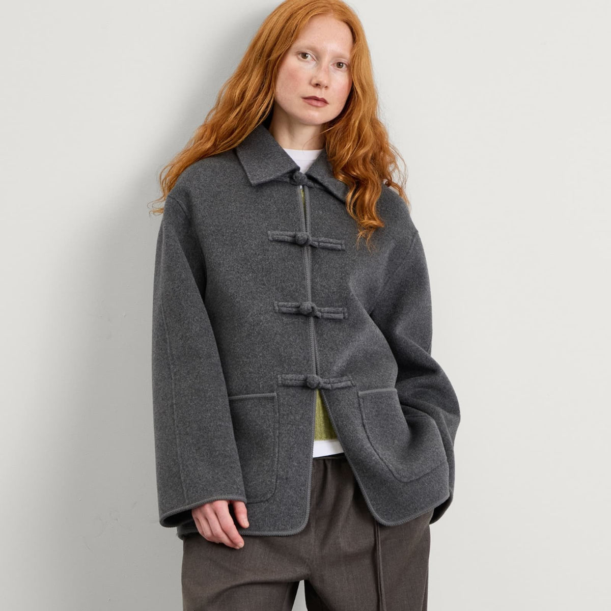 Róhe Double-Faced Pankou Closure Jacket