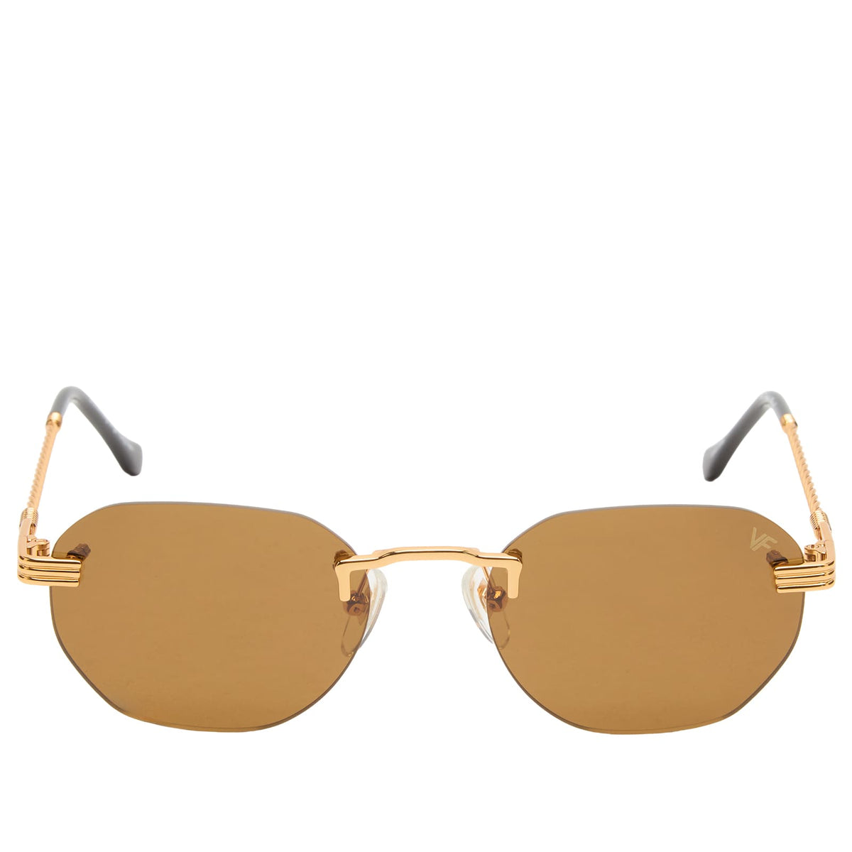 Vintage Frames Company Detroit Player Rimless Sunglasses