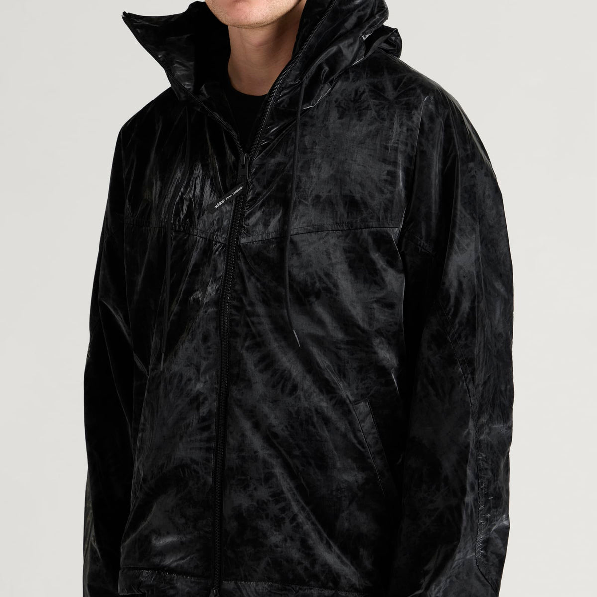 Y-3 Marble Nylon Hoodied Coat
