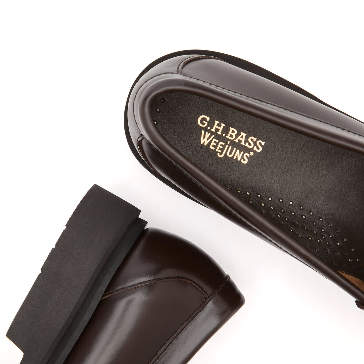 Bass Weejuns Larson Step Moc Penny Loafer