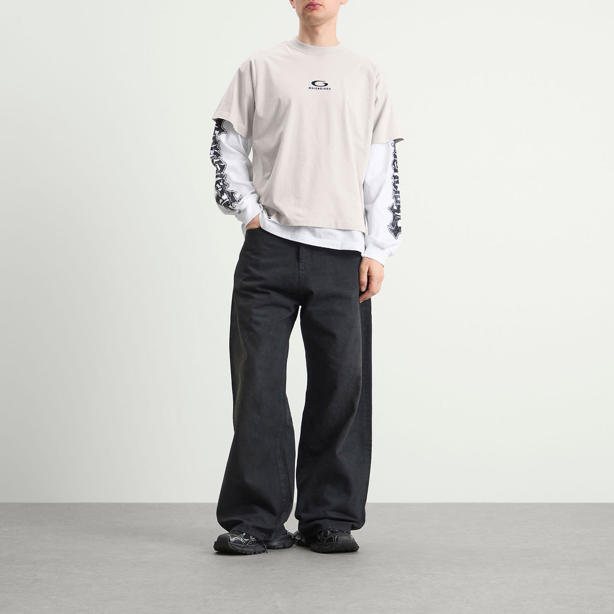 Balenciaga Metal Merch Double T-Shirt
