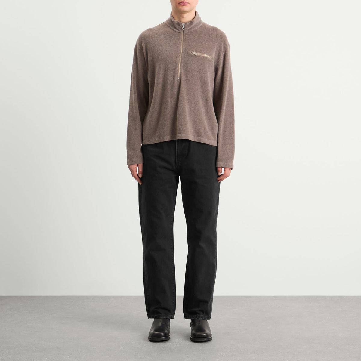 MKI Towelling Quarter Zip