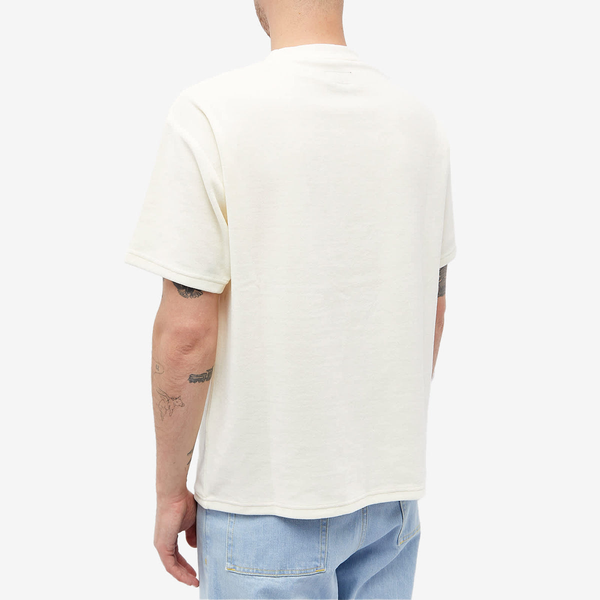 Blue Flowers Velour Logo T-Shirt