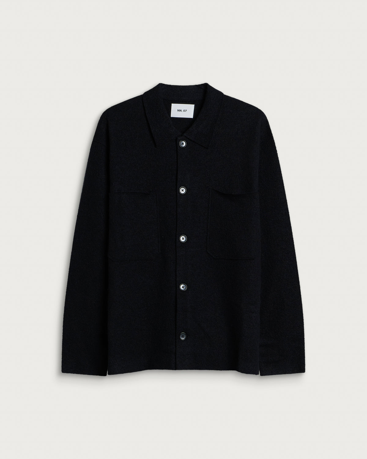NN07 Jonas Bolied Wool Overshirt
