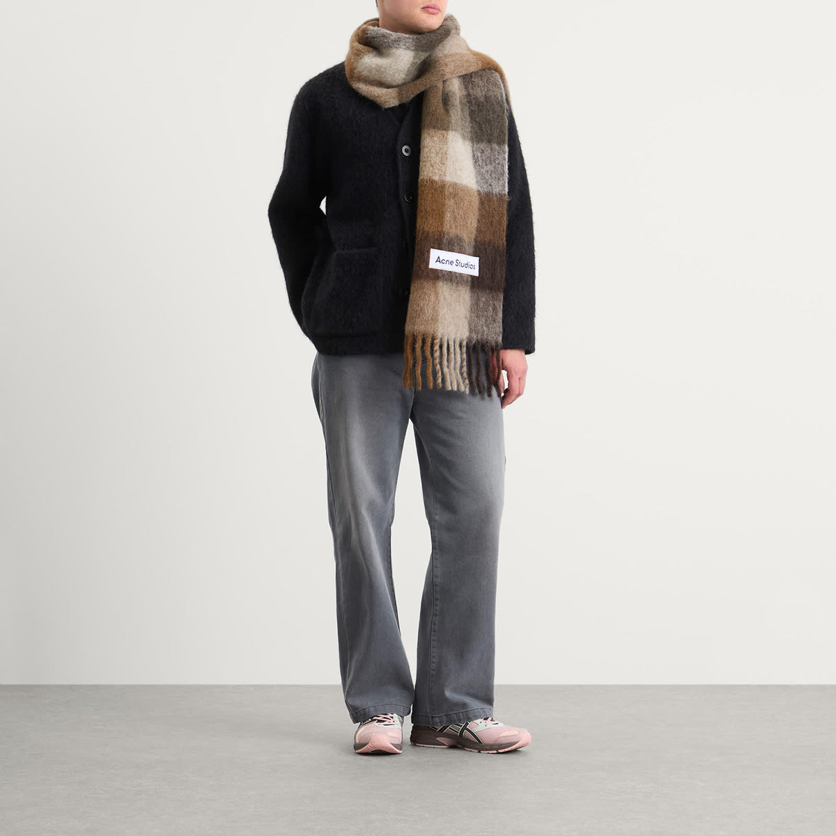 Acne Studios Vally Check Scarf