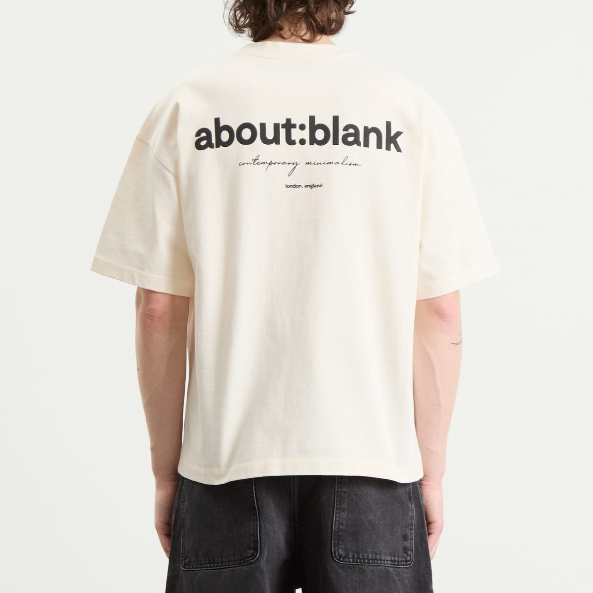 about:blank Box Logo T-Shirt