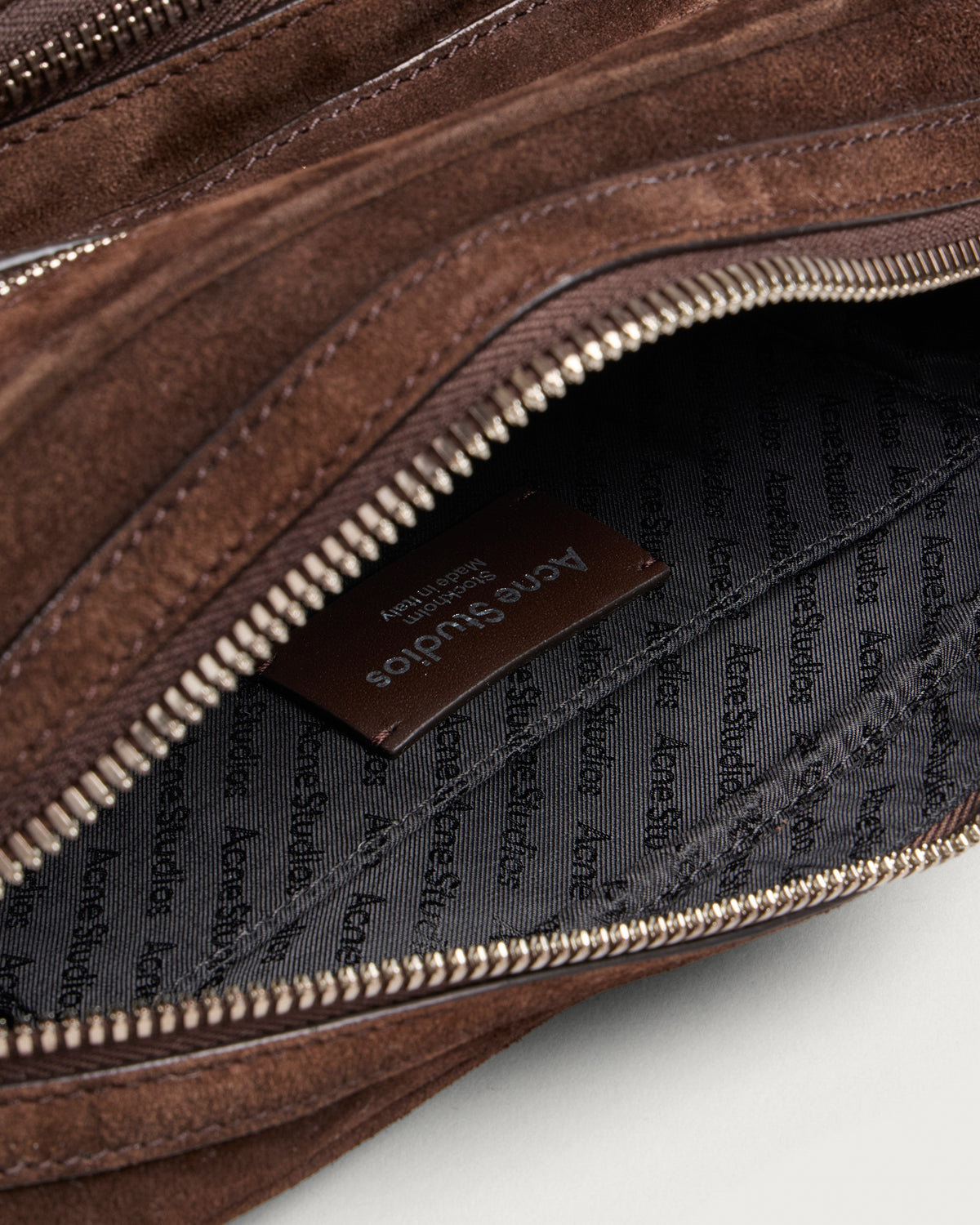 Acne Studios Camero Party Suede Wax Bag