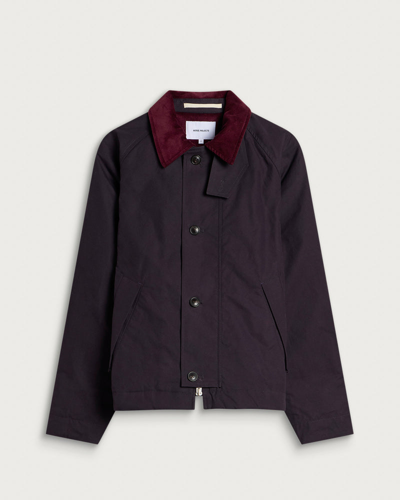 Norse Projects Holmen Wax Raglan Insulated Jacket