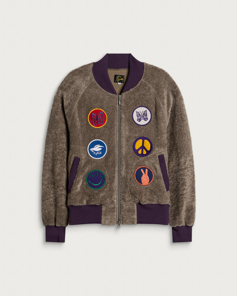 Needles Souvenir Knit Bomber Jacket