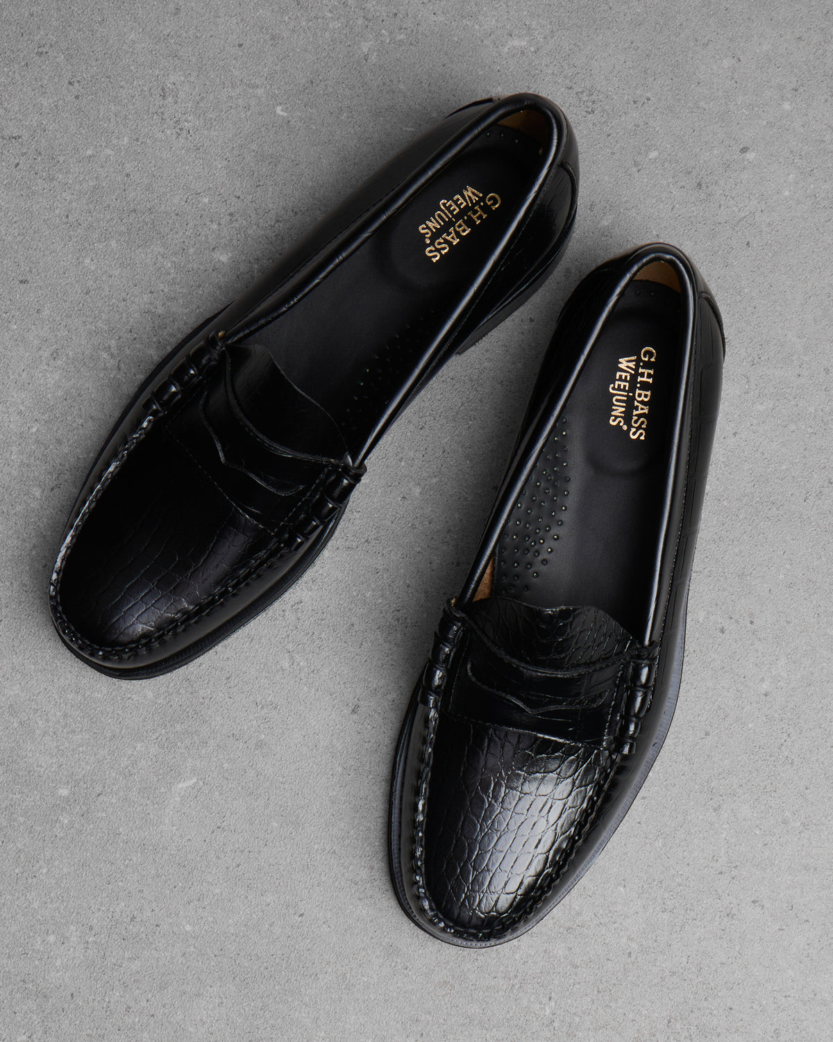 Bass Weejuns Larson Exotic Penny Loafer