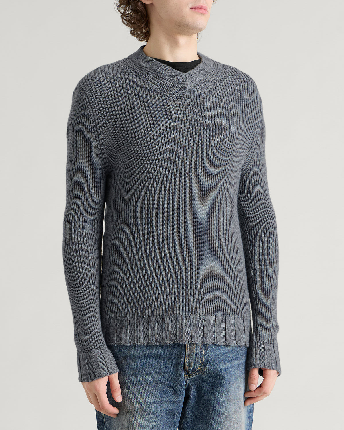 Carter Young Wool Lounger V-Neck