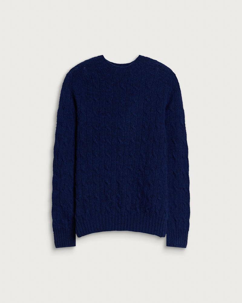 Barbour Scottish Made Cable Crew
