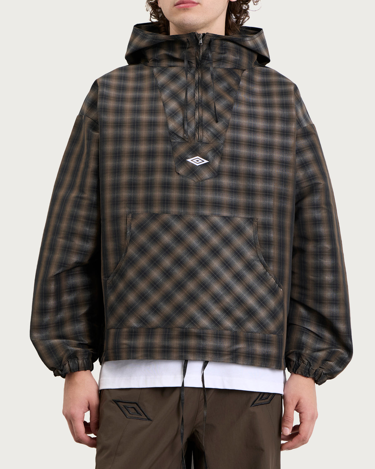 Umbro by Slam Jam Checked Masked Anorak - END. Exclusive
