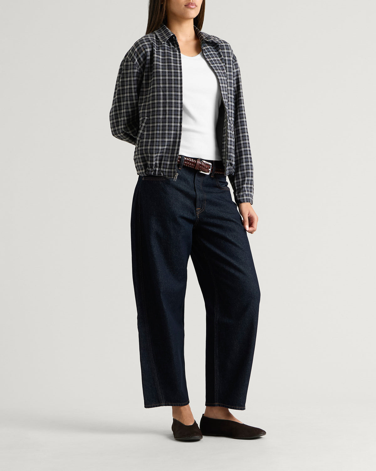 Good American Vintage Barrel Ankle Jeans