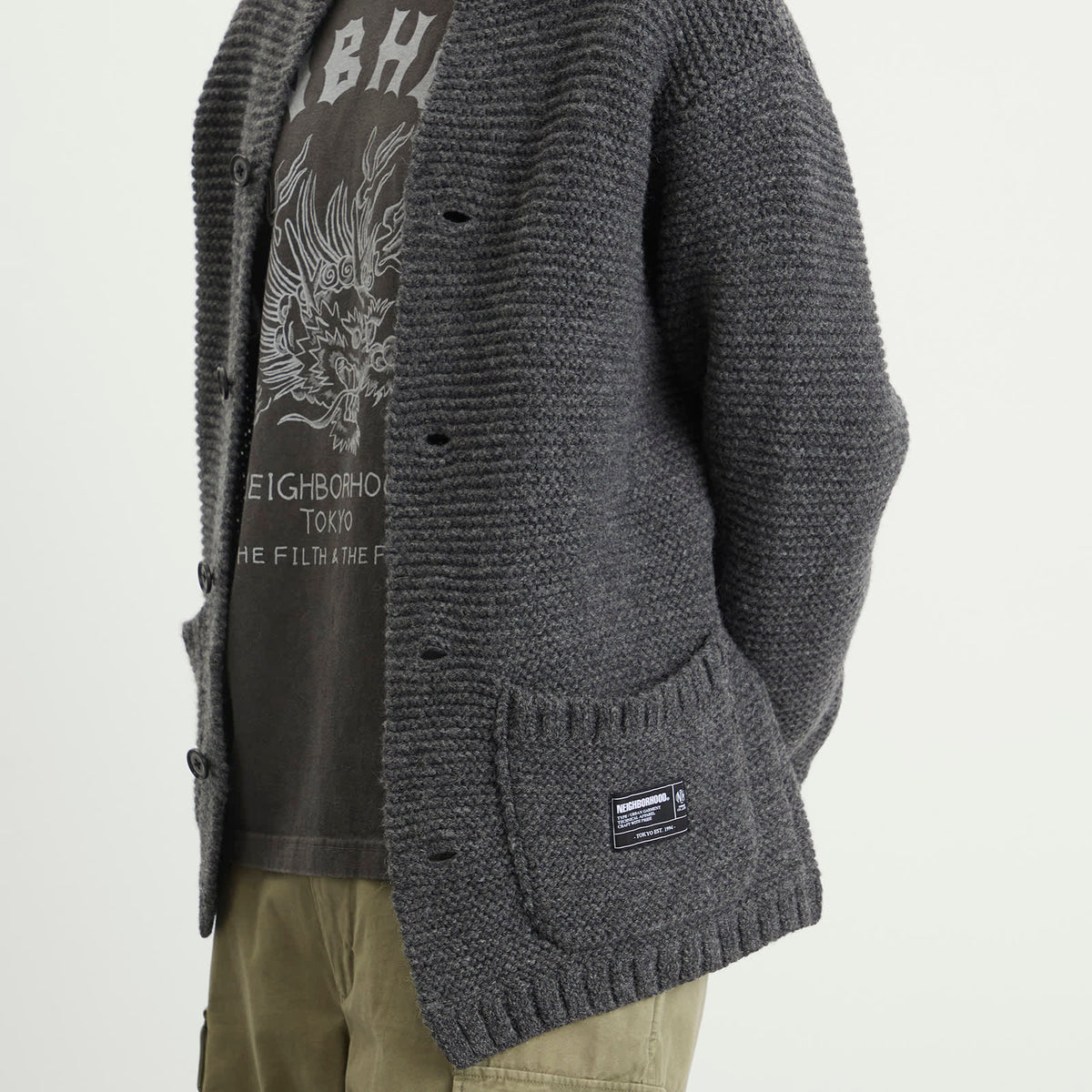Neighborhood Shetland Knit Jacket