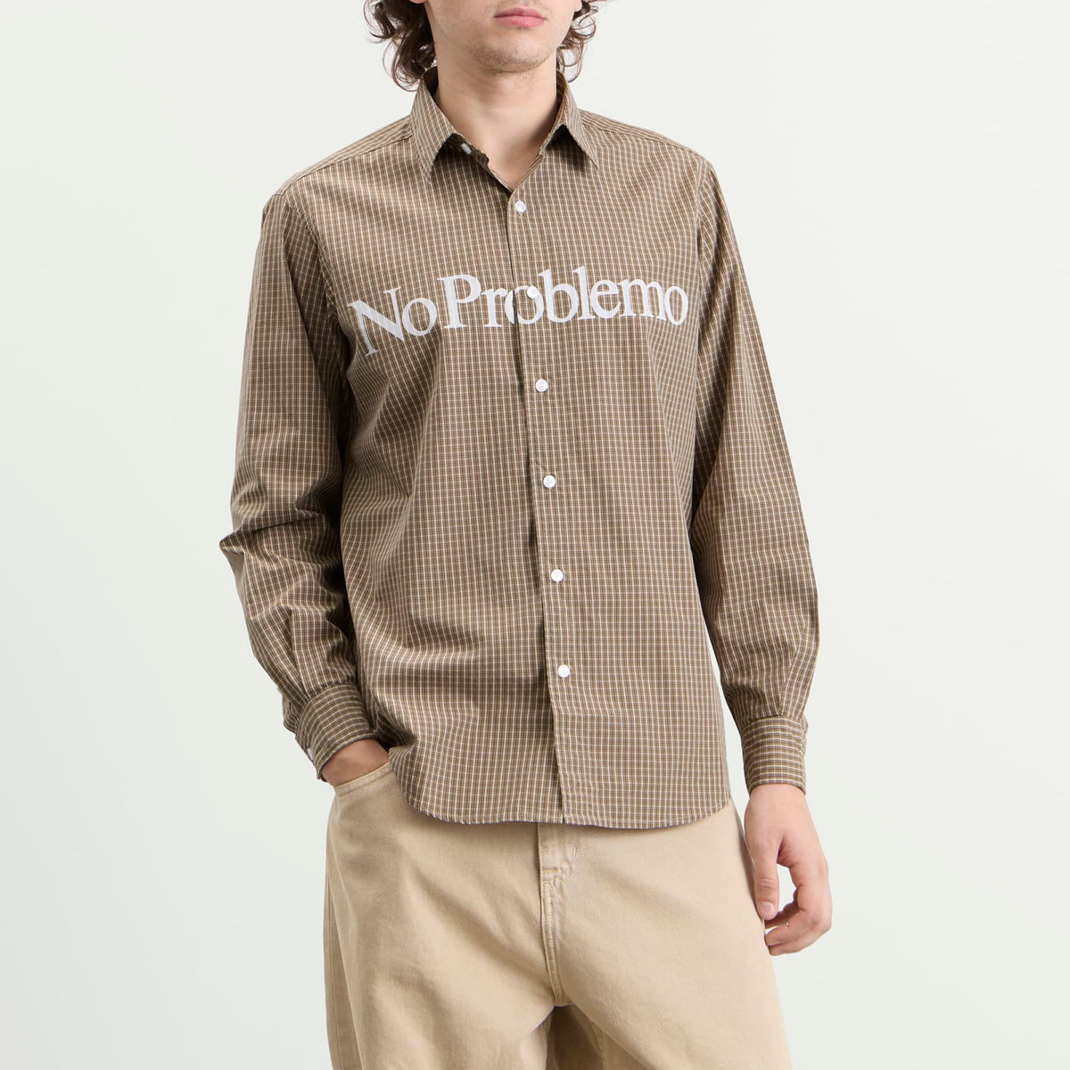 No Problemo No Problemo Poplin LS Shirt
