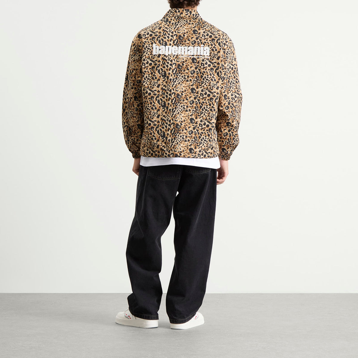 A Bathing Ape Wild Leopard Coach Jacket