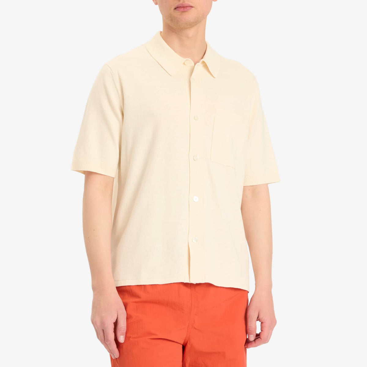 Norse Projects Rollo Full Button Knit Polo