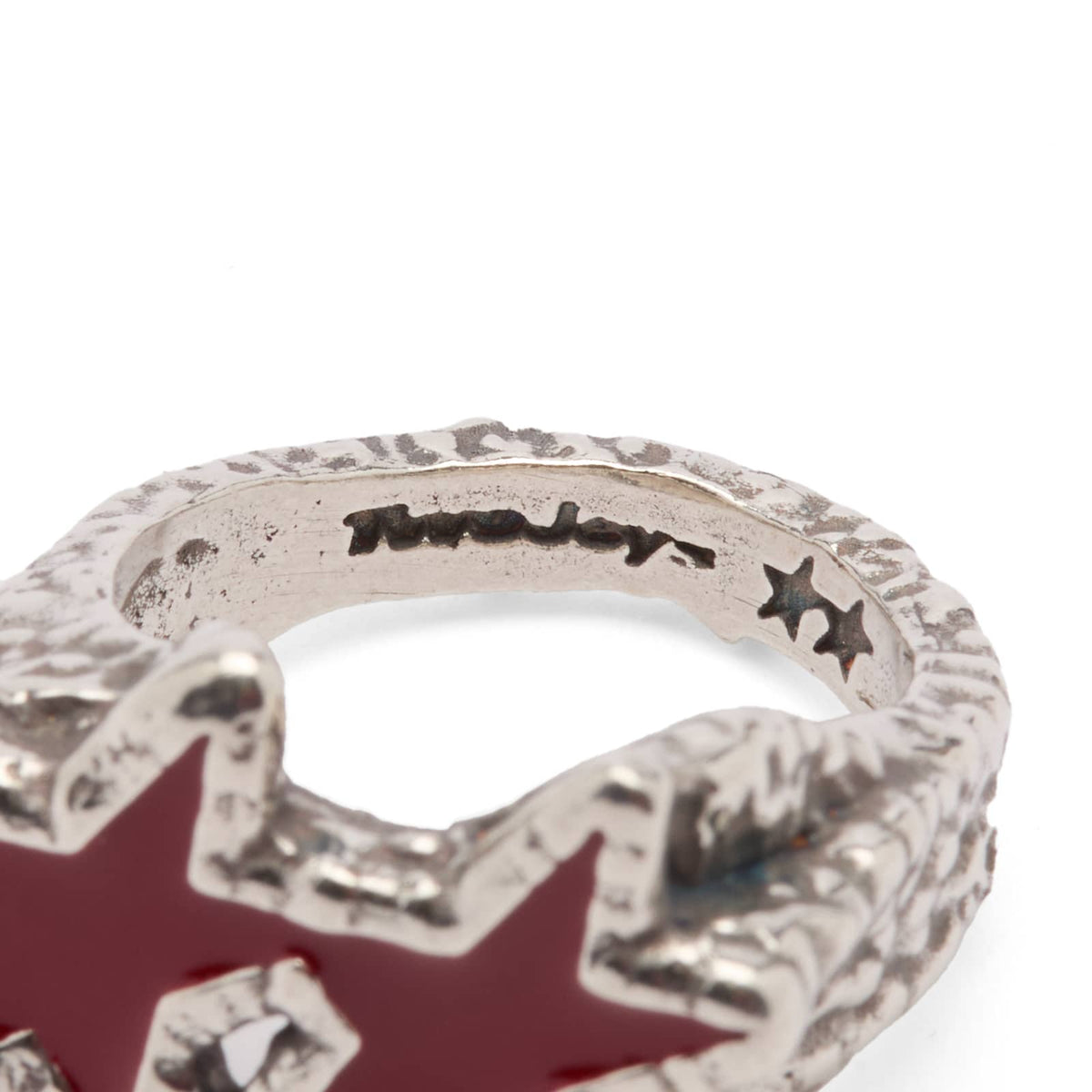 TwoJeys Red Melted Stars Ring - END. Exclusive
