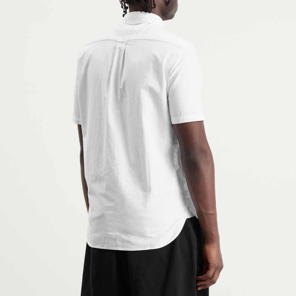 Beams Plus Button Down Short Sleeve Oxford Shirt