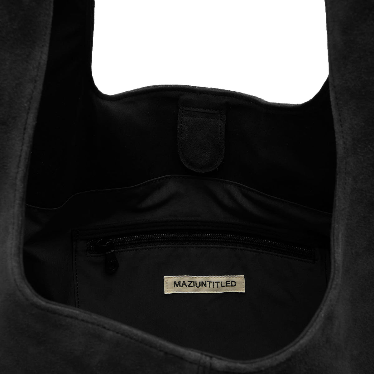 Mazi Untitled Flow Suede Tote Bag