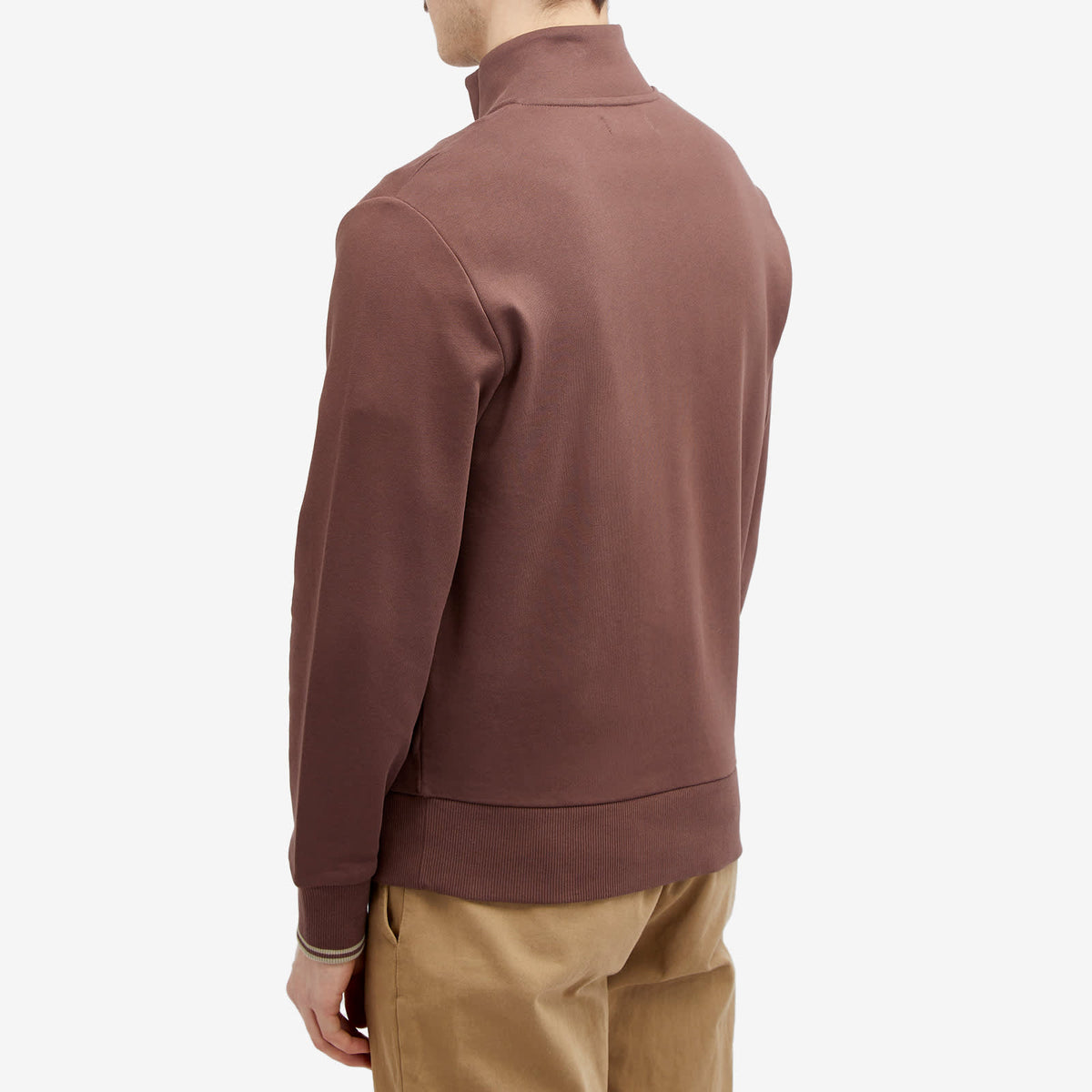 Fred Perry Half Zip Crew Sweater