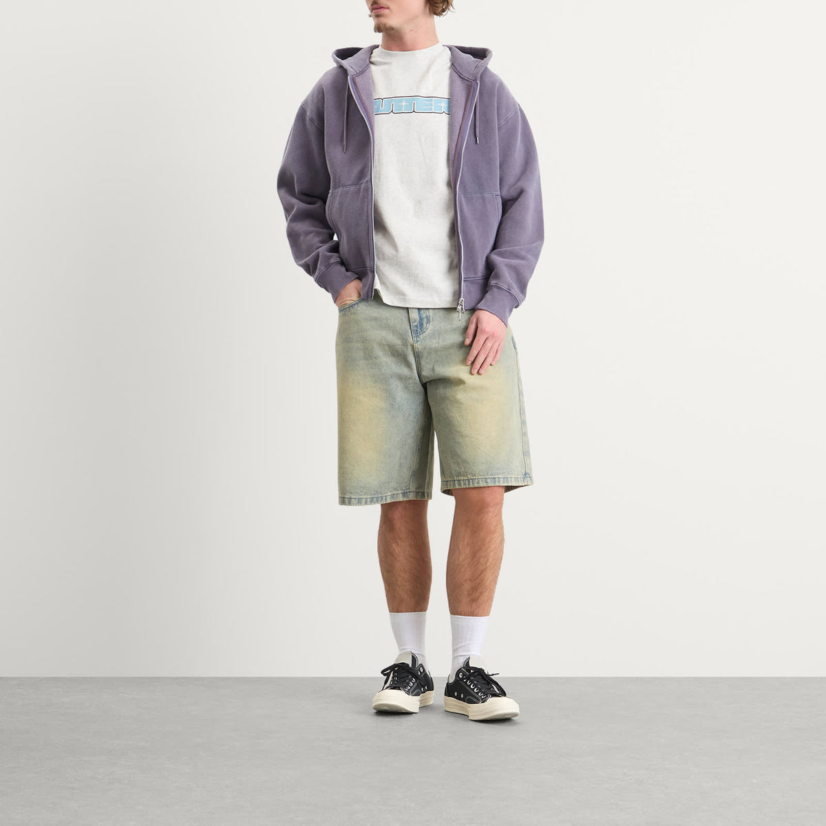 Butter Goods Scorpion Stitch Denim Shorts