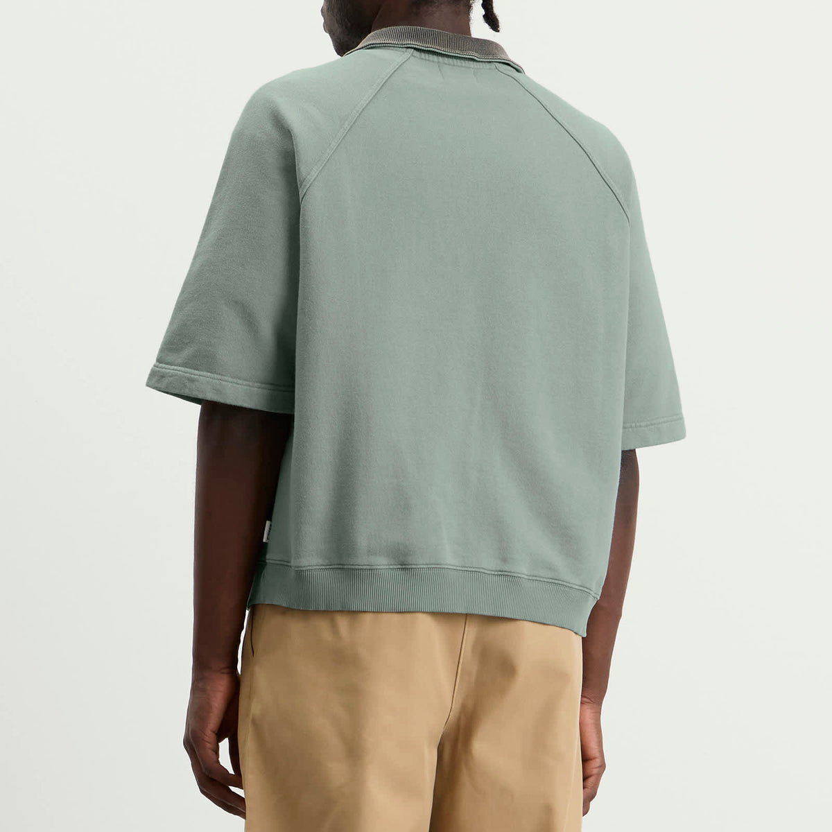 Bound Snow Wash Jersey Half Zip Polo