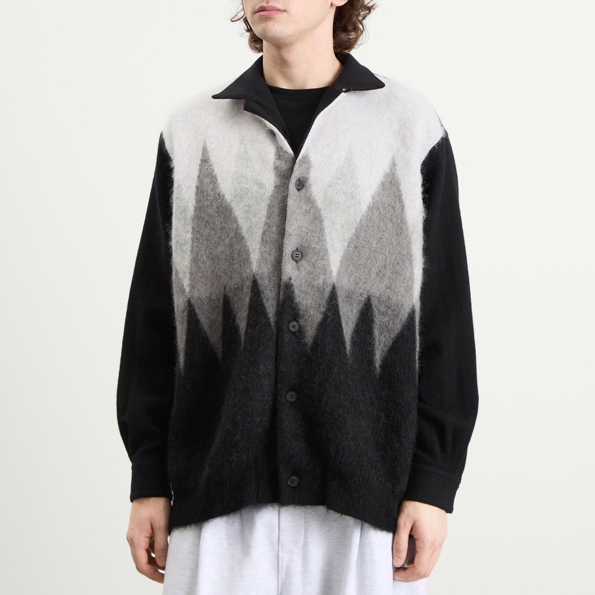Comme des Garçons Homme Diamond Knit Polo