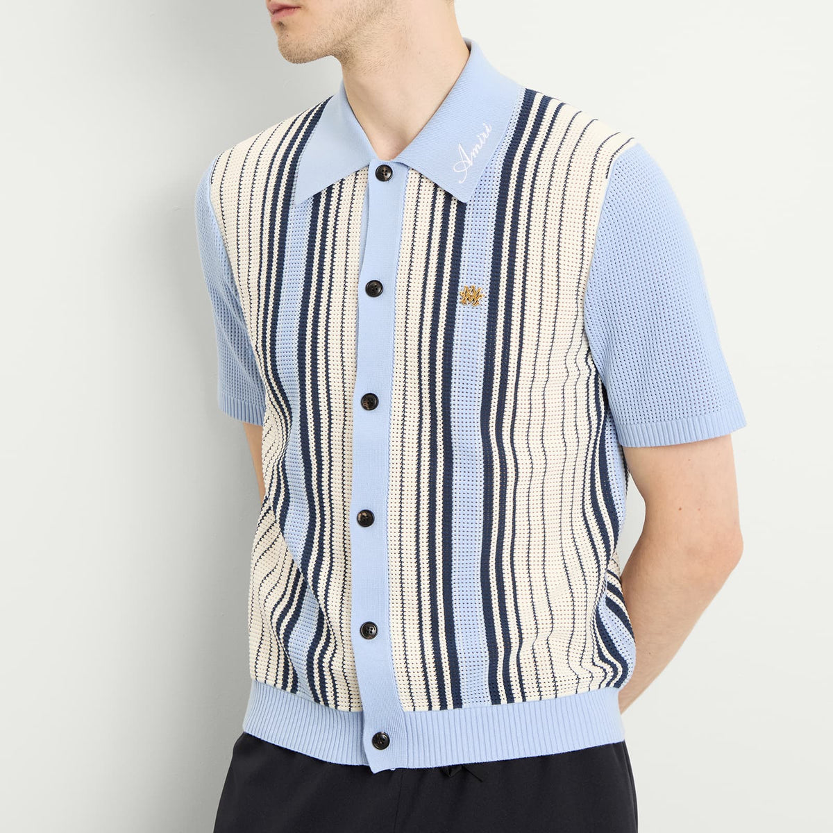 AMIRI Amiri Script Stripe Shirt