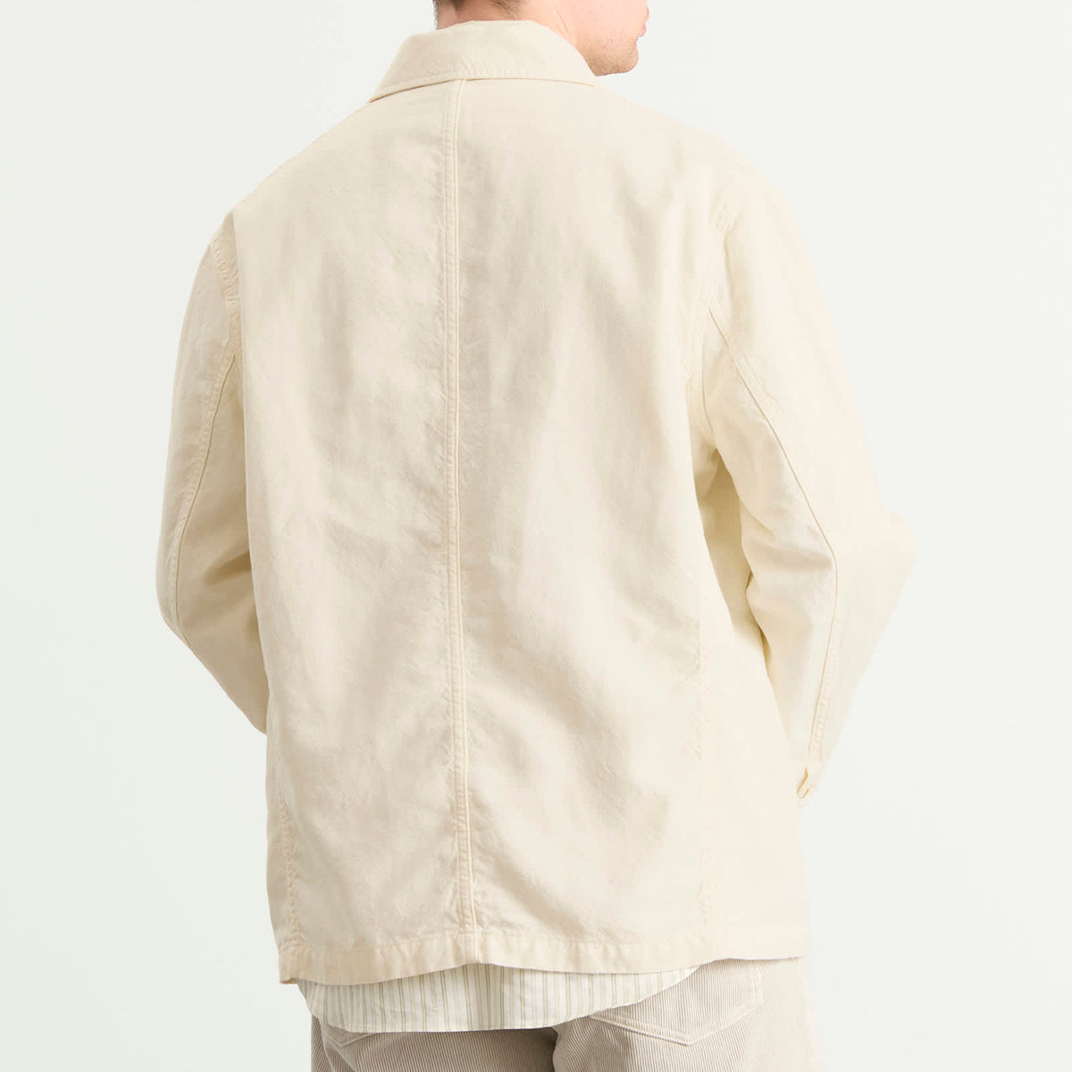 Auralee Wool Cotton Linen Ox Work Jacket