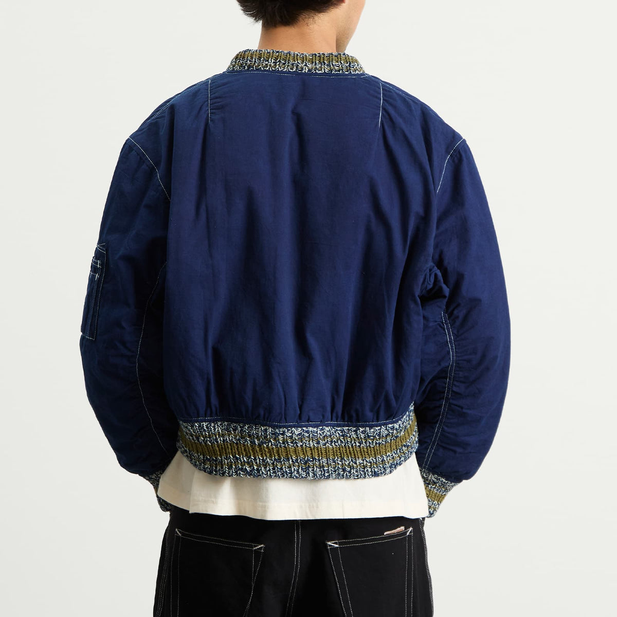 Story mfg Seed Printed Wonky-Wear Bomber