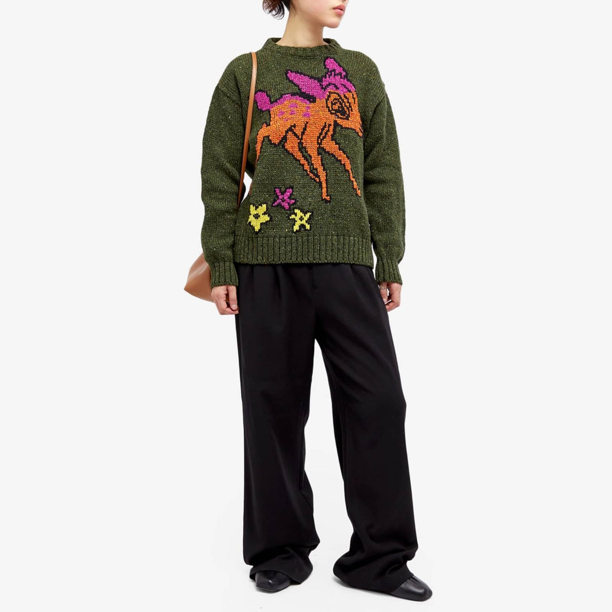 Howlin' Acid Deer Knit