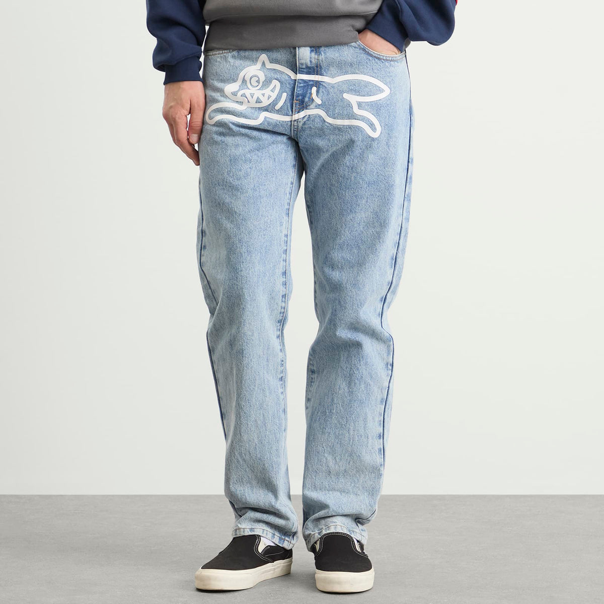 ICECREAM Running Dog Straight Leg Denim Jeans