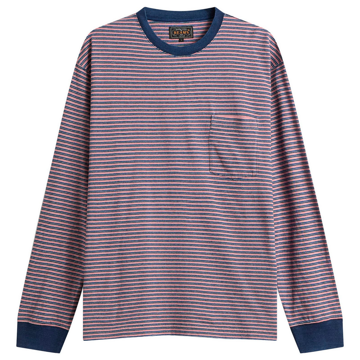 Beams Plus Stripe Long Sleeve T-Shirt