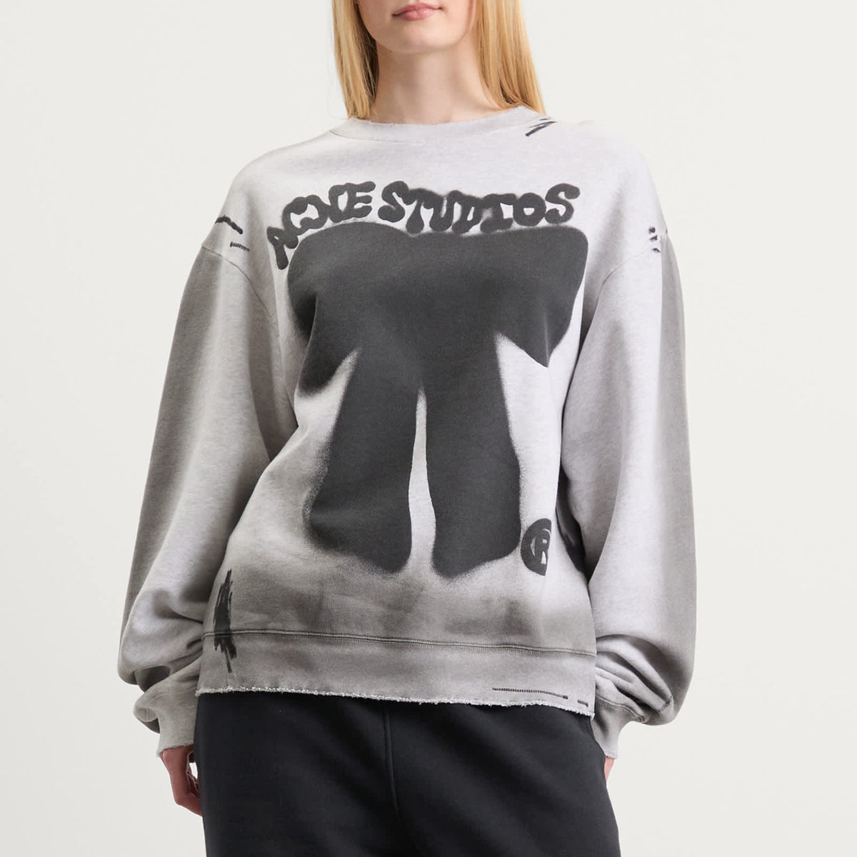 Acne Studios Franziska Marker Bow Sweatshirt