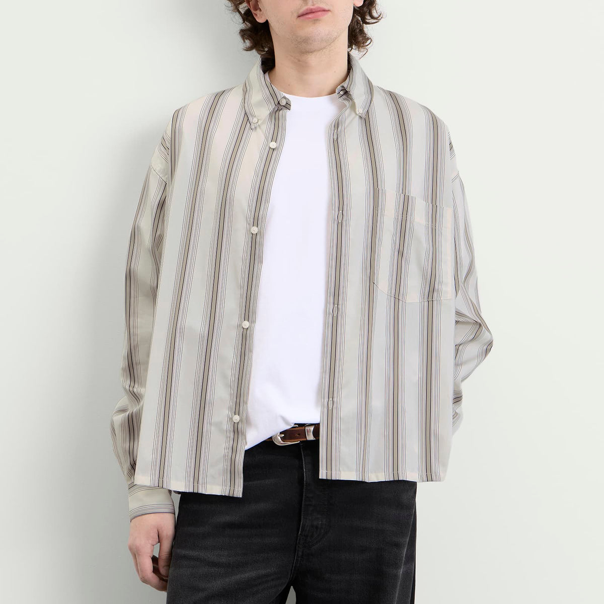 Won Hundred Maza Stripe Shirt