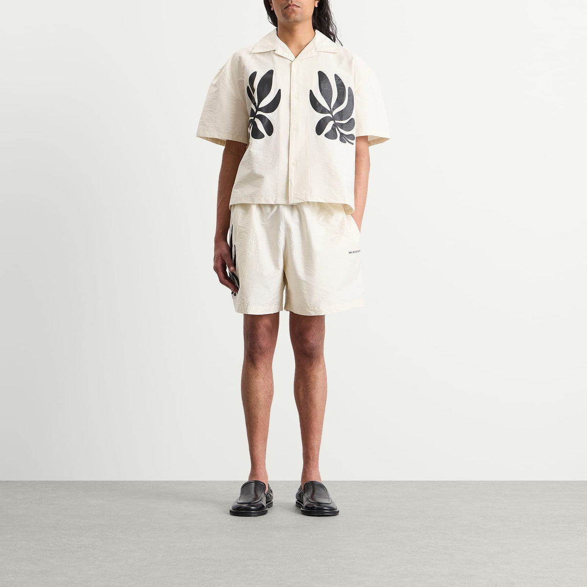 MKI Botanical Print Vacation Shirt
