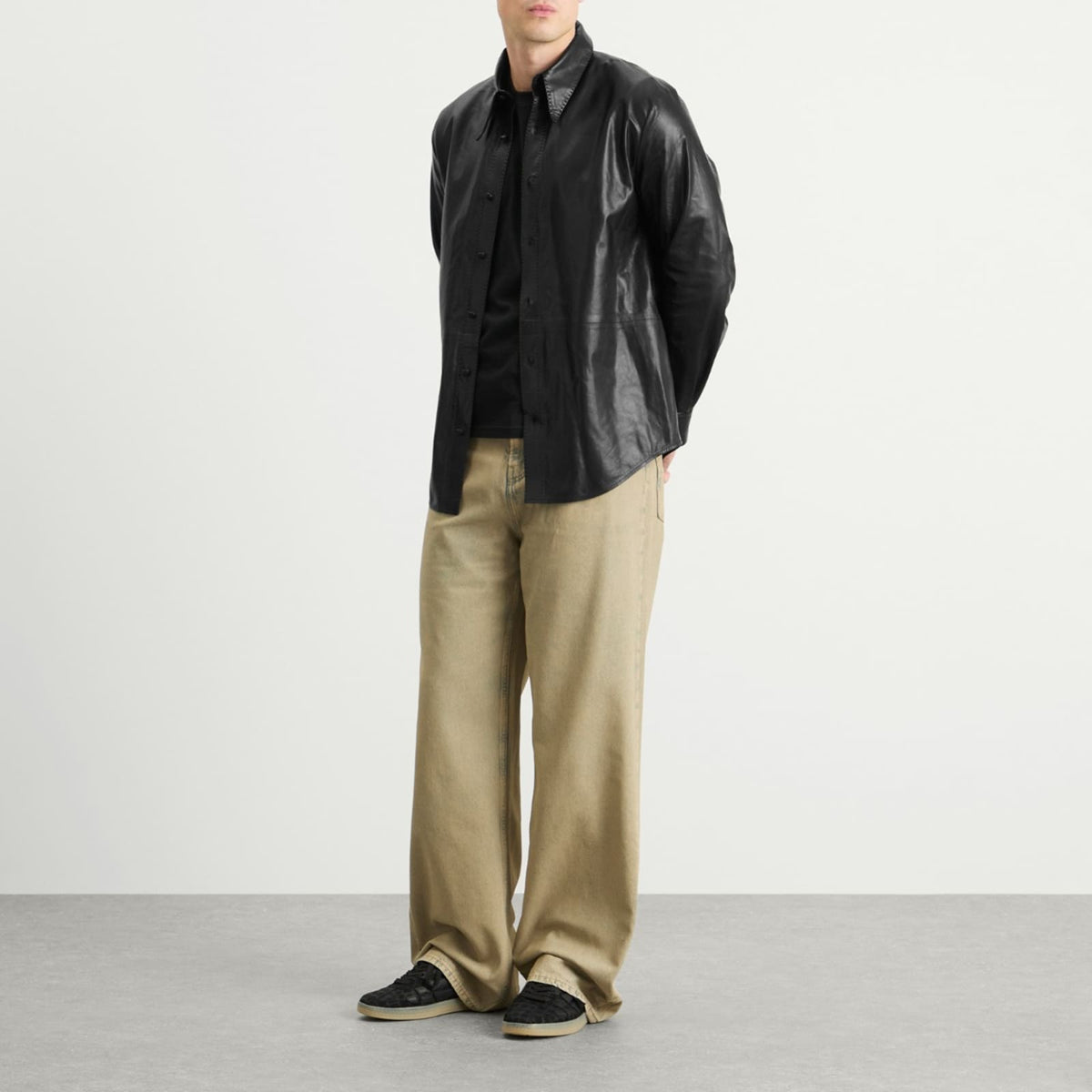AMIRI Lightweight Leather Overshirt