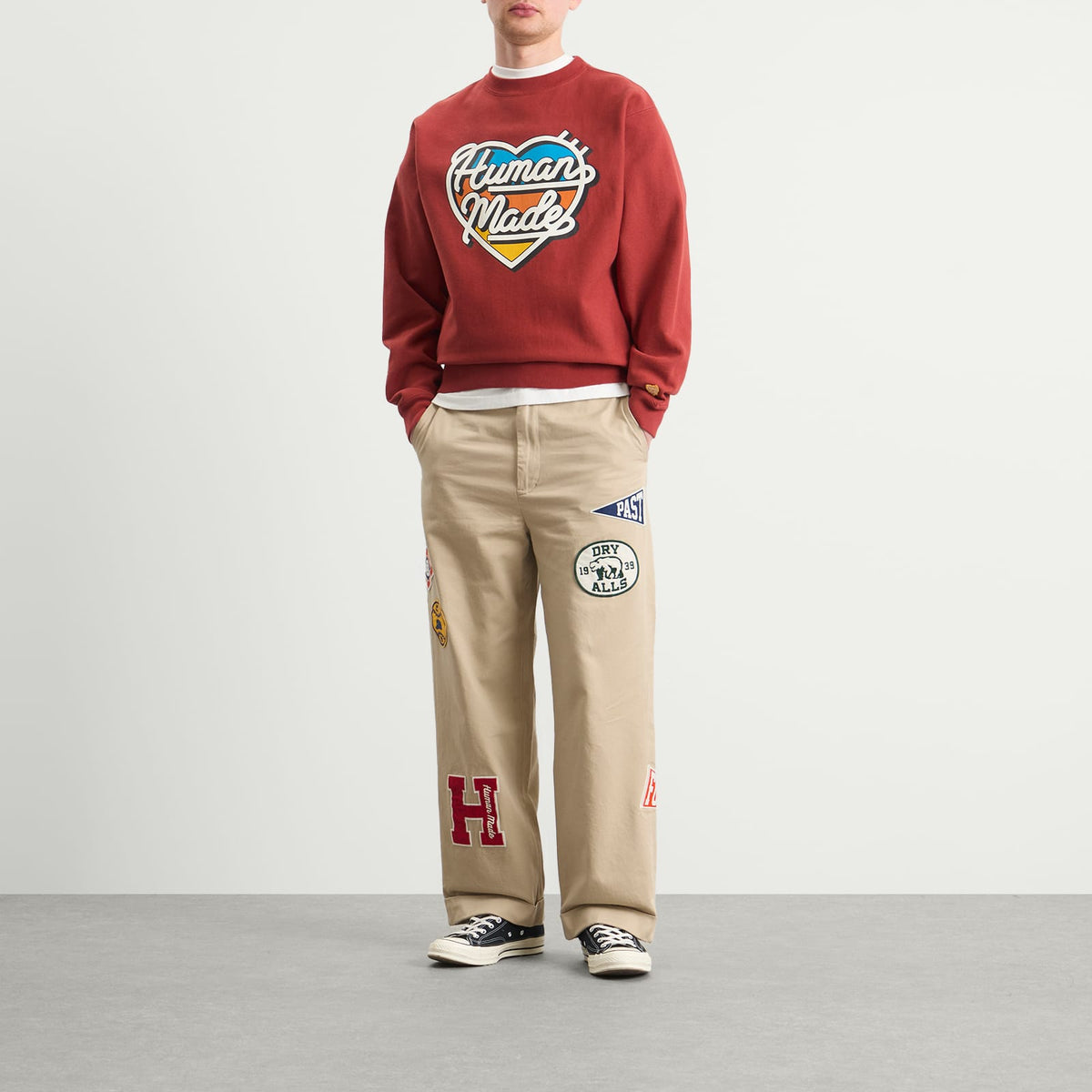 Human Made Heavyweight Heart Logo Sweatshirt